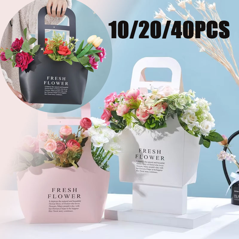 Flower Wrap Kraft - 10-40PCS One Size Kraft Paper Flower