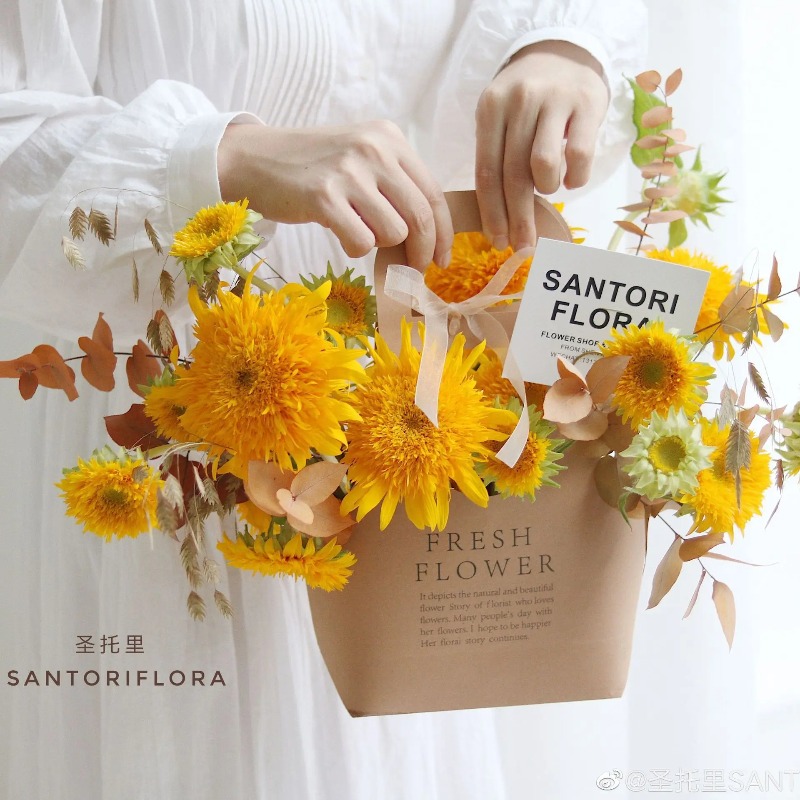 10-40PCS One Size Kraft Paper  - Flower Wrap Kraft 评论和价格