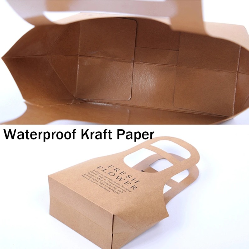 10-40PCS One Size Kraft Paper  - Flower Wrap Kraft 评论和价格