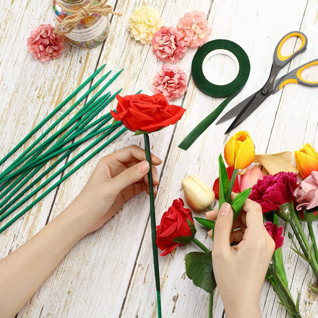 10pcs 40cm Green Plant Support - Florist Supp 评论和价格
