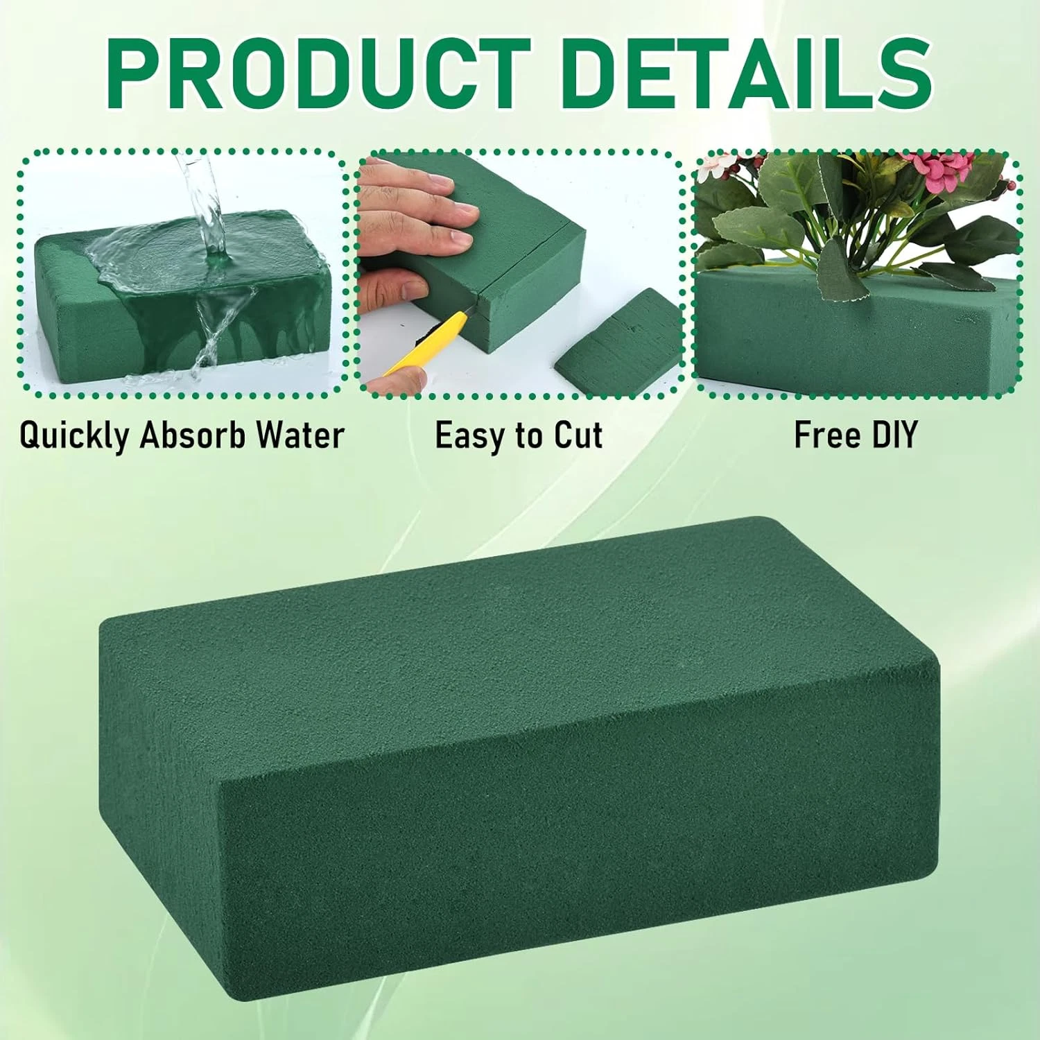 Flower foam blocks of fresh an - Floral Foam Oasis 评论和价格