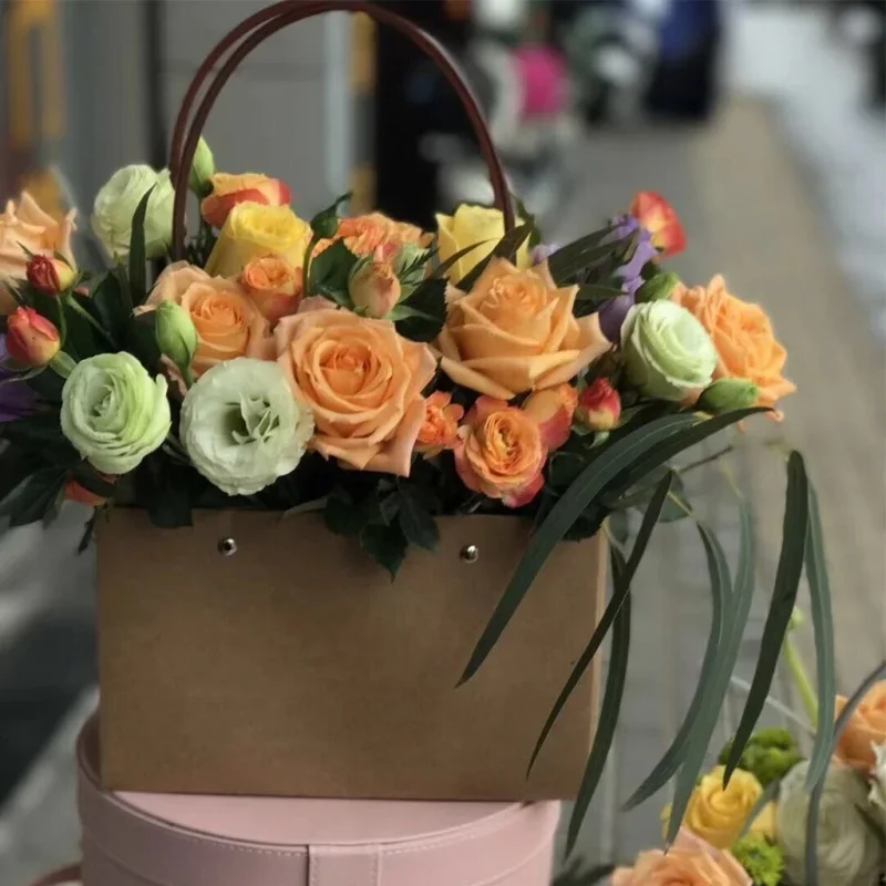 Flower Paper Box Bucket PVC Fl - Florist Supply Buckets 评论和价格