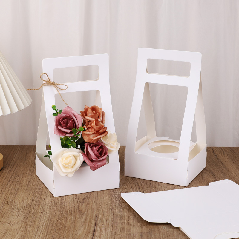 3/5Pcs Handheld Flower Box Kra - Flower Wrap Kraft 评论和价格