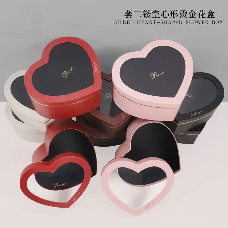 2piece Gold Heart-shaped Round - Florist Supply Buckets 评论和价格