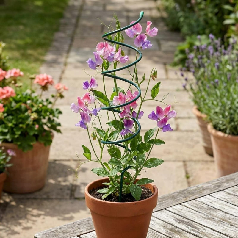 1/5Pcs Spiral Plant Support Ro - Florist Supp 评论和价格