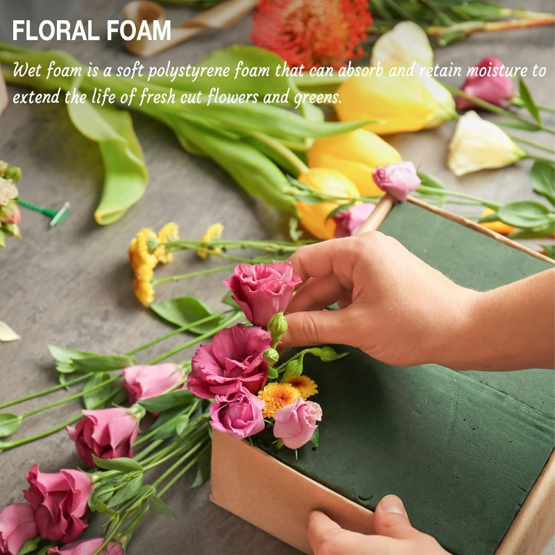 Green Floral Foam Block DIY Fl - Floral Foam Oasis 评论和价格