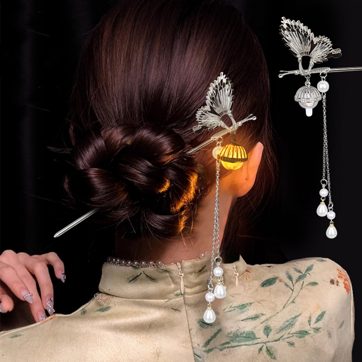 Luminous Flower Hairpin For Wo - Supply Florist 评论和价格