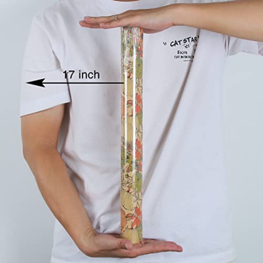 Kraft Floral Wrappg Paper Roll - Flower Wrap Kraft 评论和价格
