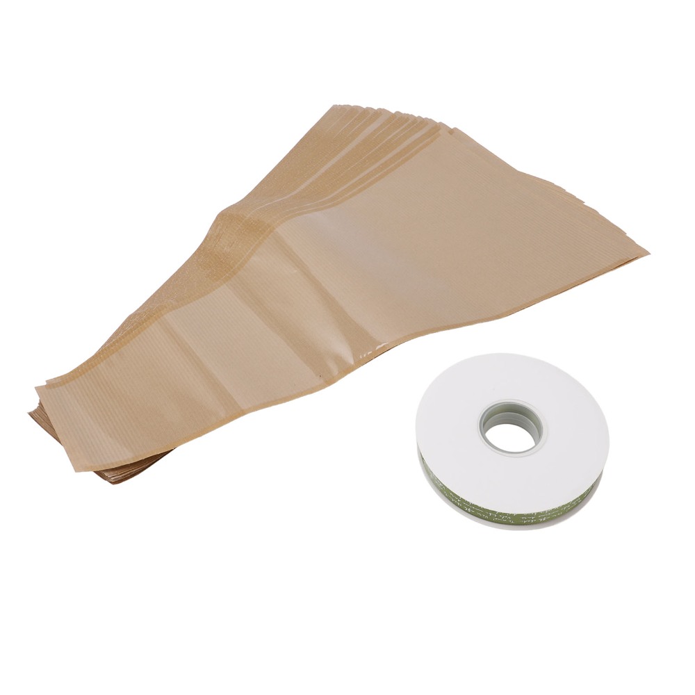 50Pcs Light coffee Flower Wrap - Flower Wrap Kraft 评论和价格