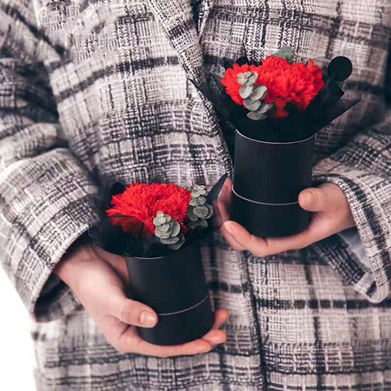 Round Flower Paper Box With Li - Florist Supply Buckets 评论和价格