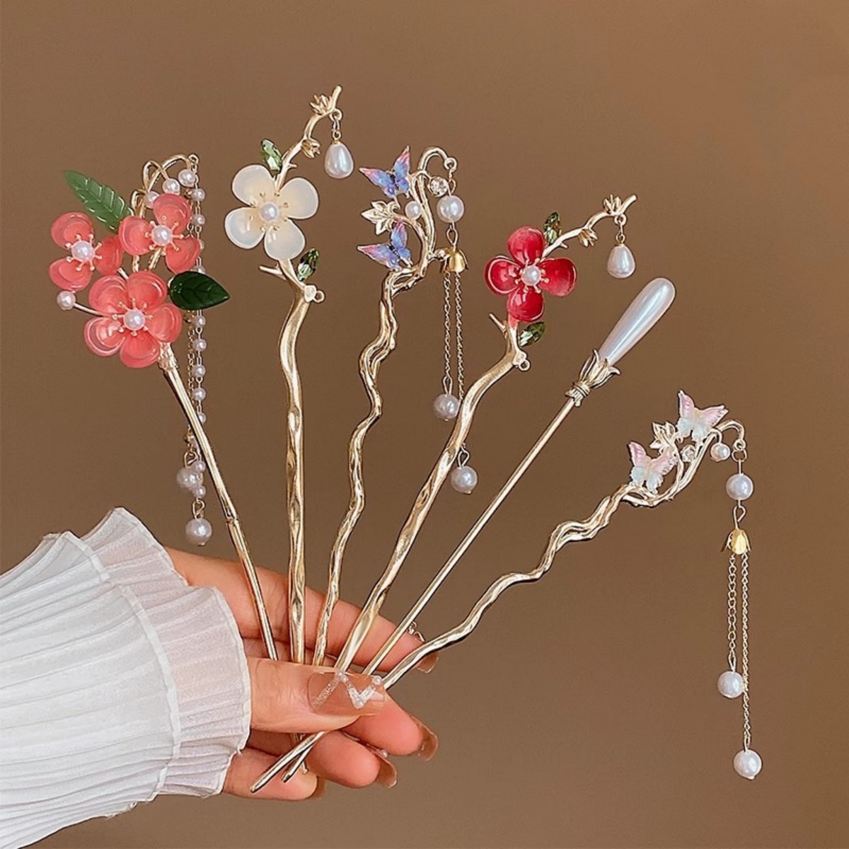 2025 New Flower Hairpin For Wo - Supply Florist 评论和价格