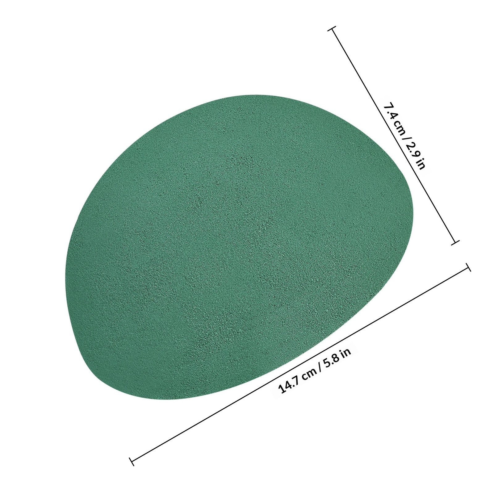 2Pcs Green Half Round Floral D - Floral Foam Oasis 评论和价格