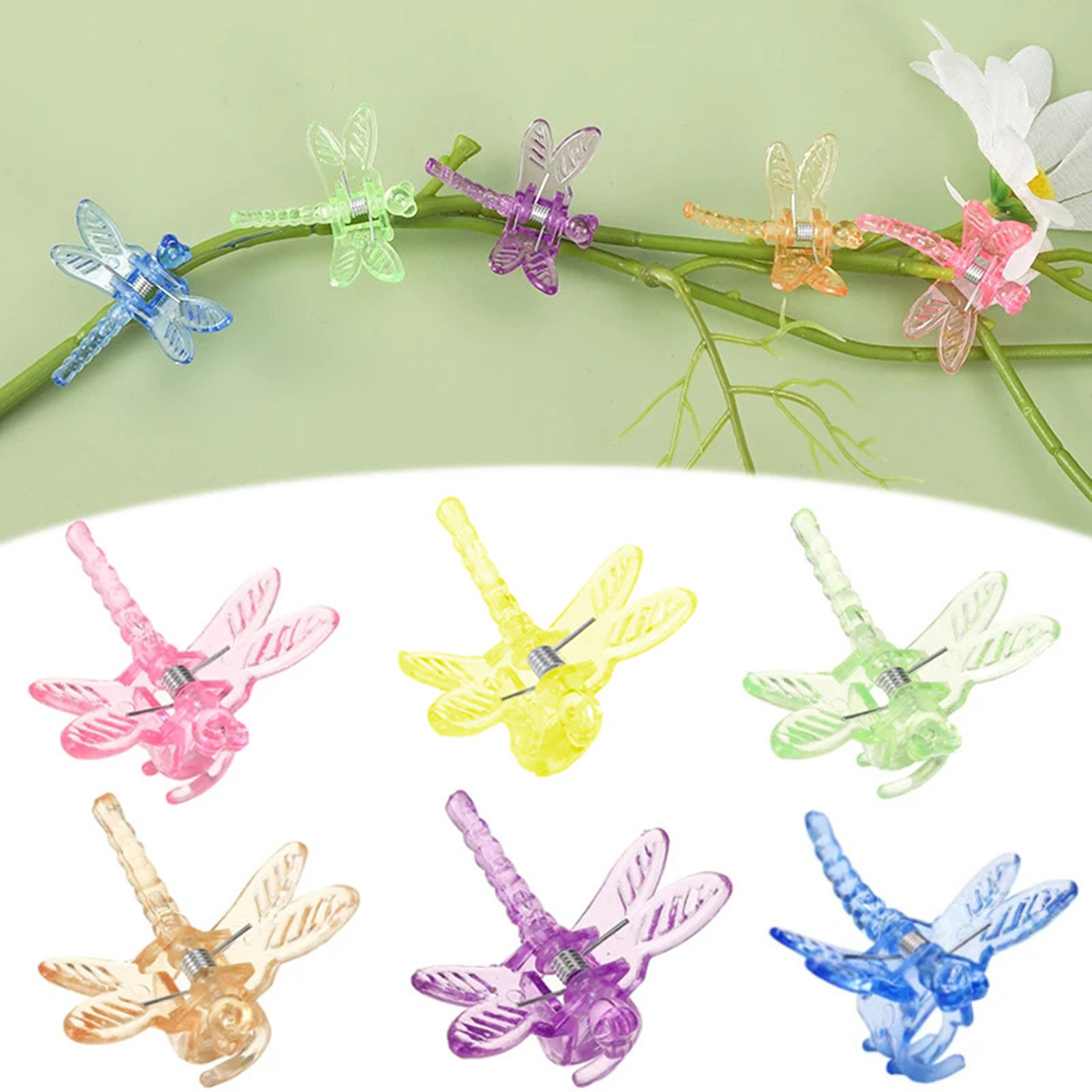 100pcs Plant Orchid Clips Tran - Florist Supp 评论和价格